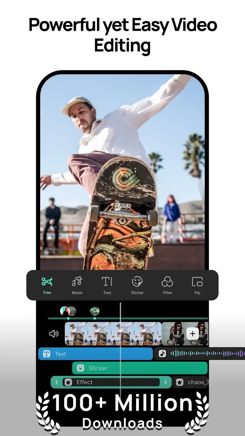 Filmora MOD APK editing interface