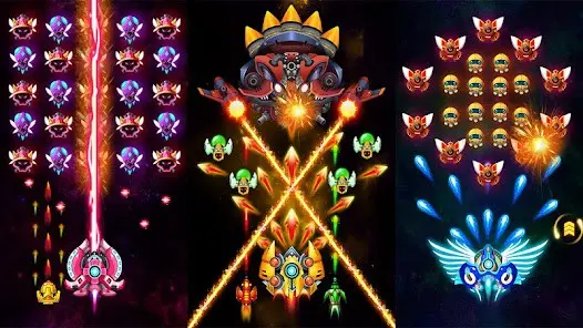 Galaxy Attack ships
