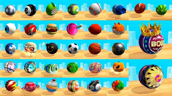Ball skins in Going Balls