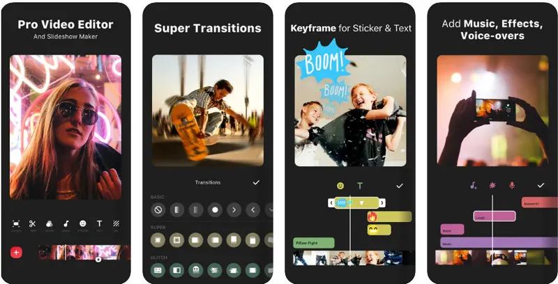 InShot Pro filters and effects