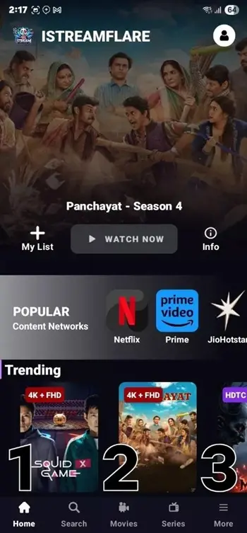 iStreamFlare MOD APK screenshot 3