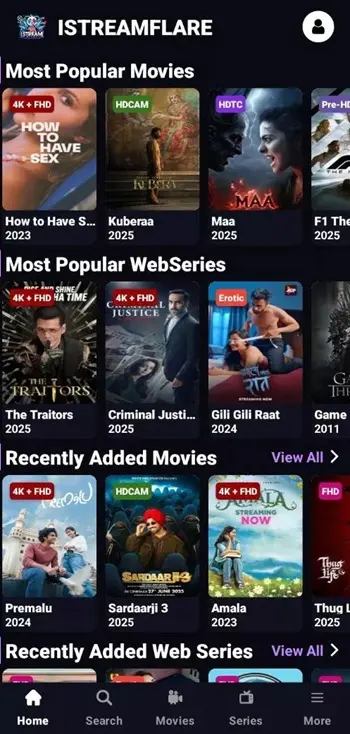 iStreamFlare MOD APK screenshot 4