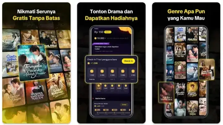 Short drama content on Melolo MOD APK