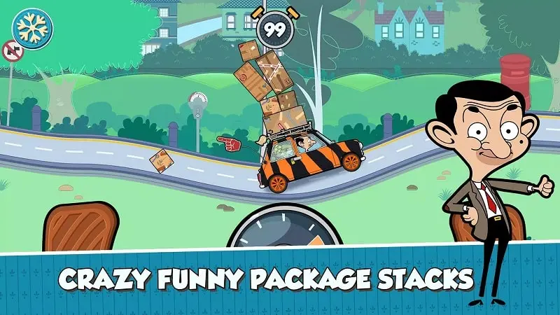 Mr Bean Special Delivery map design