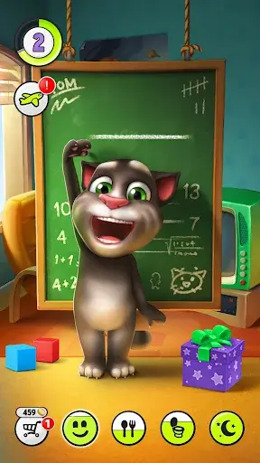 My Talking Tom MOD APK interface