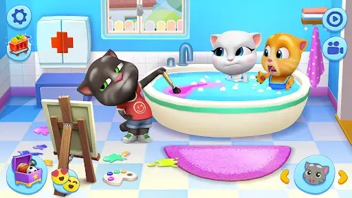 My Talking Tom Friends MOD APK ảnh chụp màn hình 2