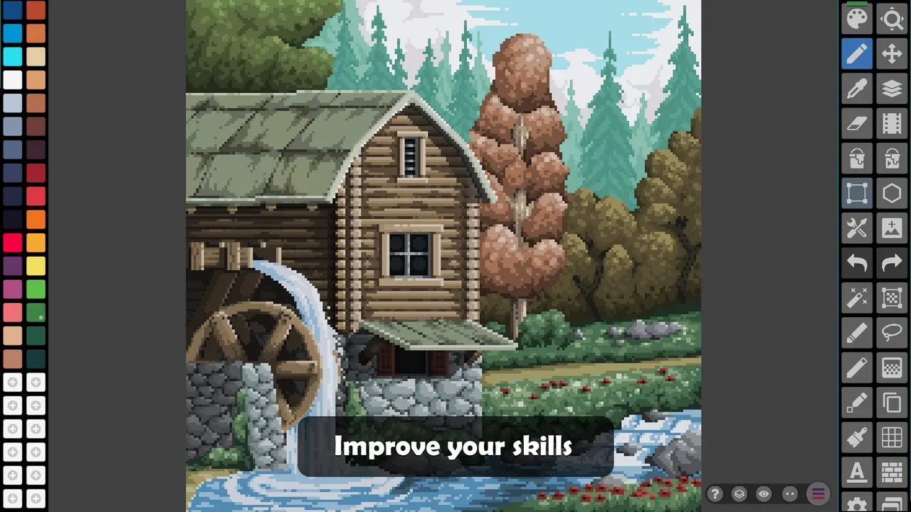 Pixel art example created with Pixel Studio