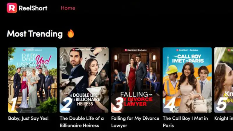 ReelShort MOD APK interface