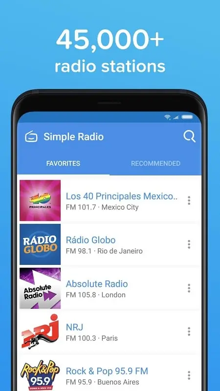 Global radio streaming