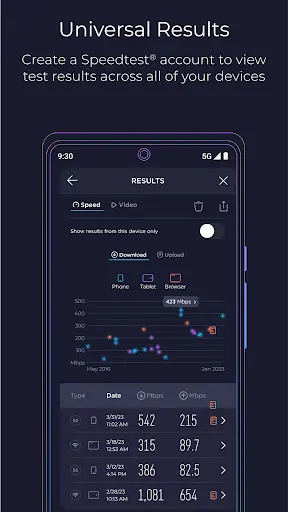 Speedtest APK screenshot 3