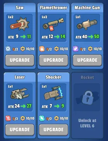 Resources and upgrade interface