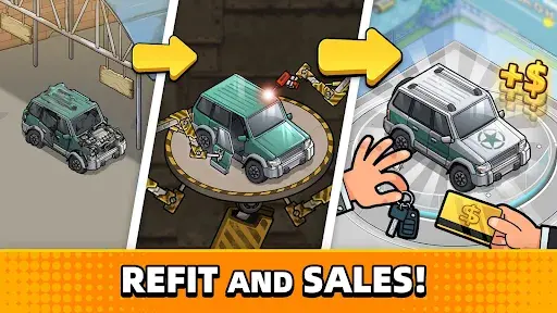 Used Car Tycoon Game MOD APK screenshot 1