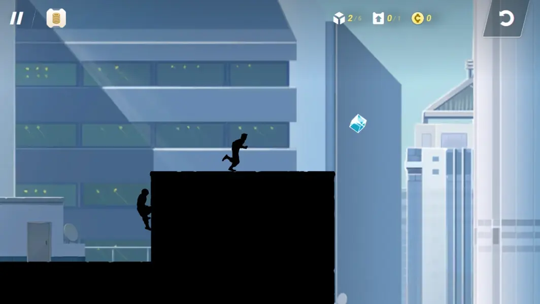 Vector MOD APK chase scene