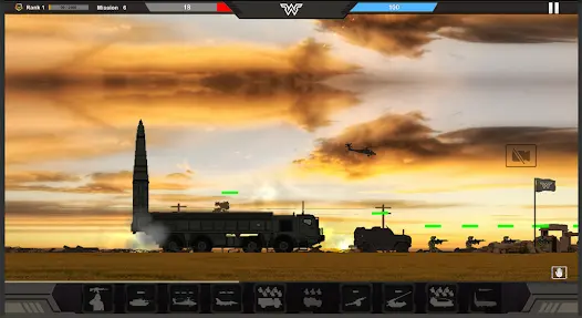 Combat interface in Warzone Commander