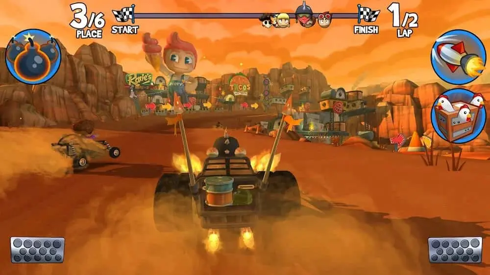 Tracks in Beach Buggy Racing