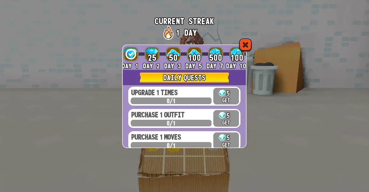 Upgrading system in Street Life MOD APK