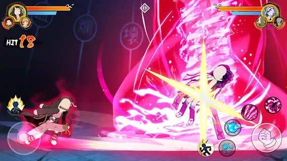 Boss battle in Stick Cursed Phantom Fight MOD APK
