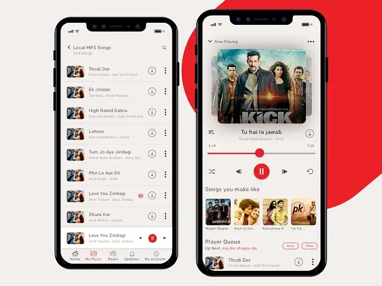 Offline music playback on Wynk Music