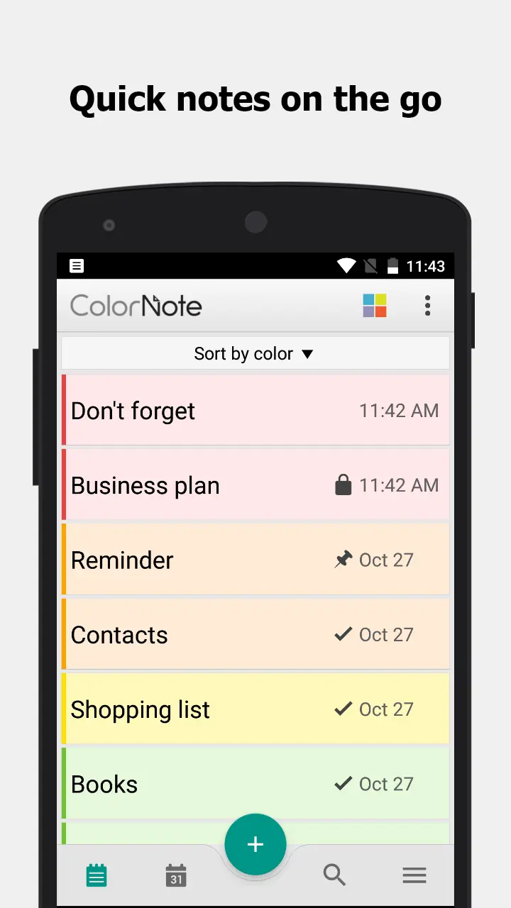 ColorNote APK screenshot 1
