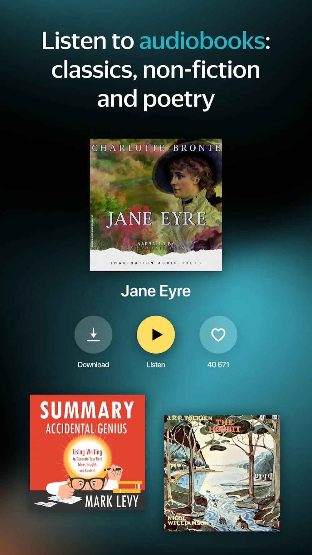 Yandex Music APK ảnh màn hình 1