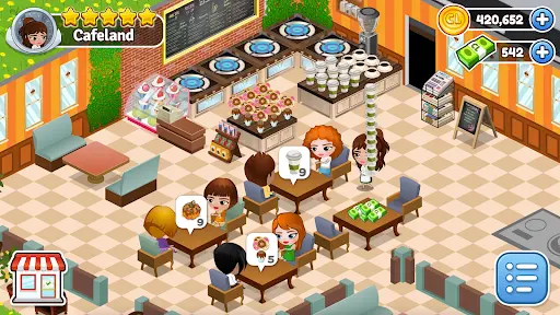 Cafeland – Restaurant Cooking MOD APK screenshot 1