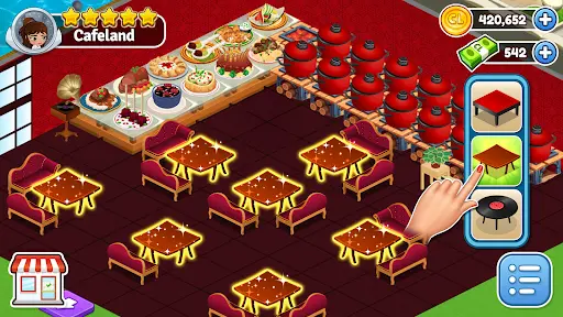 Cafeland – Restaurant Cooking MOD APK screenshot 2