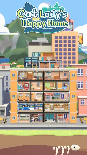 Cat Lady’s Happy Home APK screenshot 1