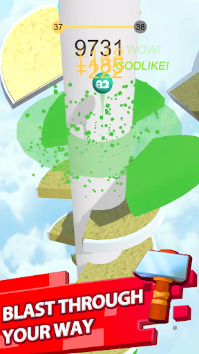 Helix Jump MOD APK screenshot 2
