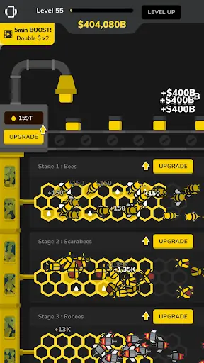 Idle Bee Factory Tycoon MOD APK ảnh màn hình 3