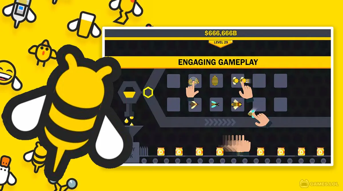 Idle Bee Factory Tycoon MOD APK ảnh màn hình 5