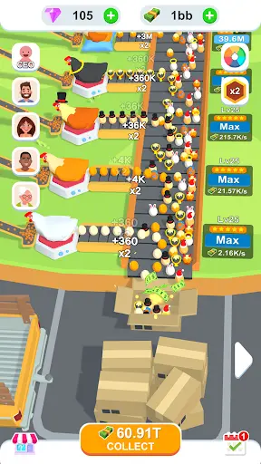 Idle Egg Factory MOD APK screenshot 2