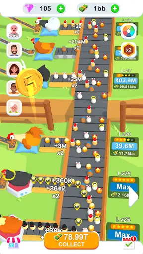 Idle Egg Factory MOD APK screenshot 3