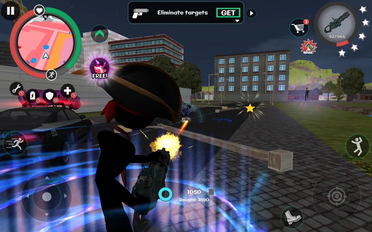 Stickman Rope Hero 2 MOD APK screenshot 1