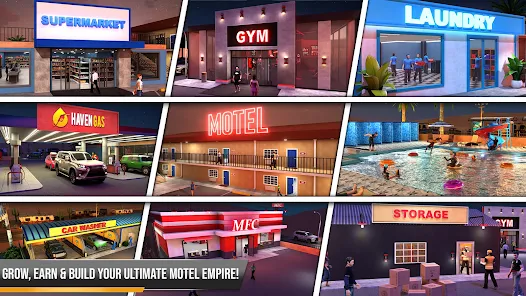 Supermarket & Motel Simulator MOD APK screenshot 1