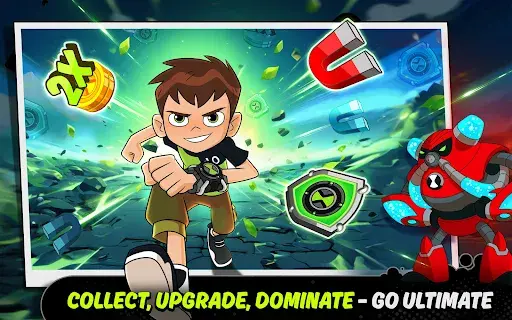 Ben 10: Alien Run MOD APK screenshot 2