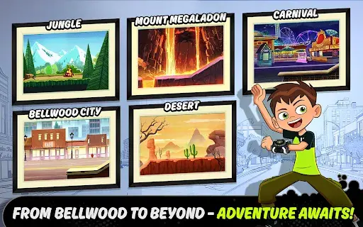 Ben 10: Alien Run MOD APK screenshot 3