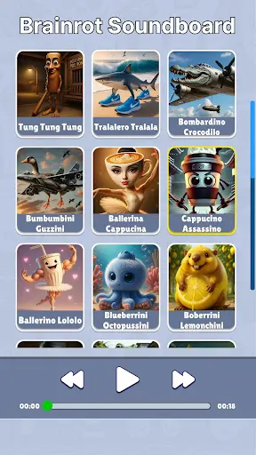Brainrot SoundBoard AR MOD APK ảnh chụp màn hình 1