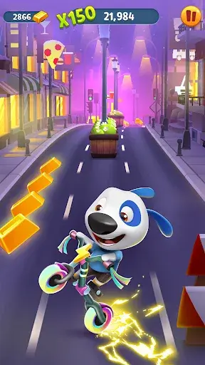 Talking Tom Gold Run MOD APK screenshot 3