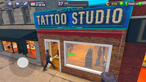 Tattoo Studio Simulator MOD APK ảnh màn hình 2