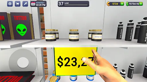 Tattoo Studio Simulator MOD APK ảnh màn hình 3